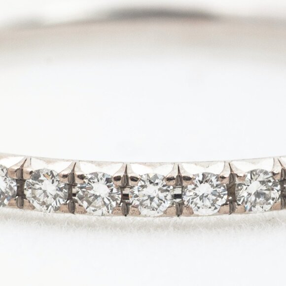 Tiffany & Co. Metro Full Eternity 18k White Gold Diamond Band - Picture 3 of 4